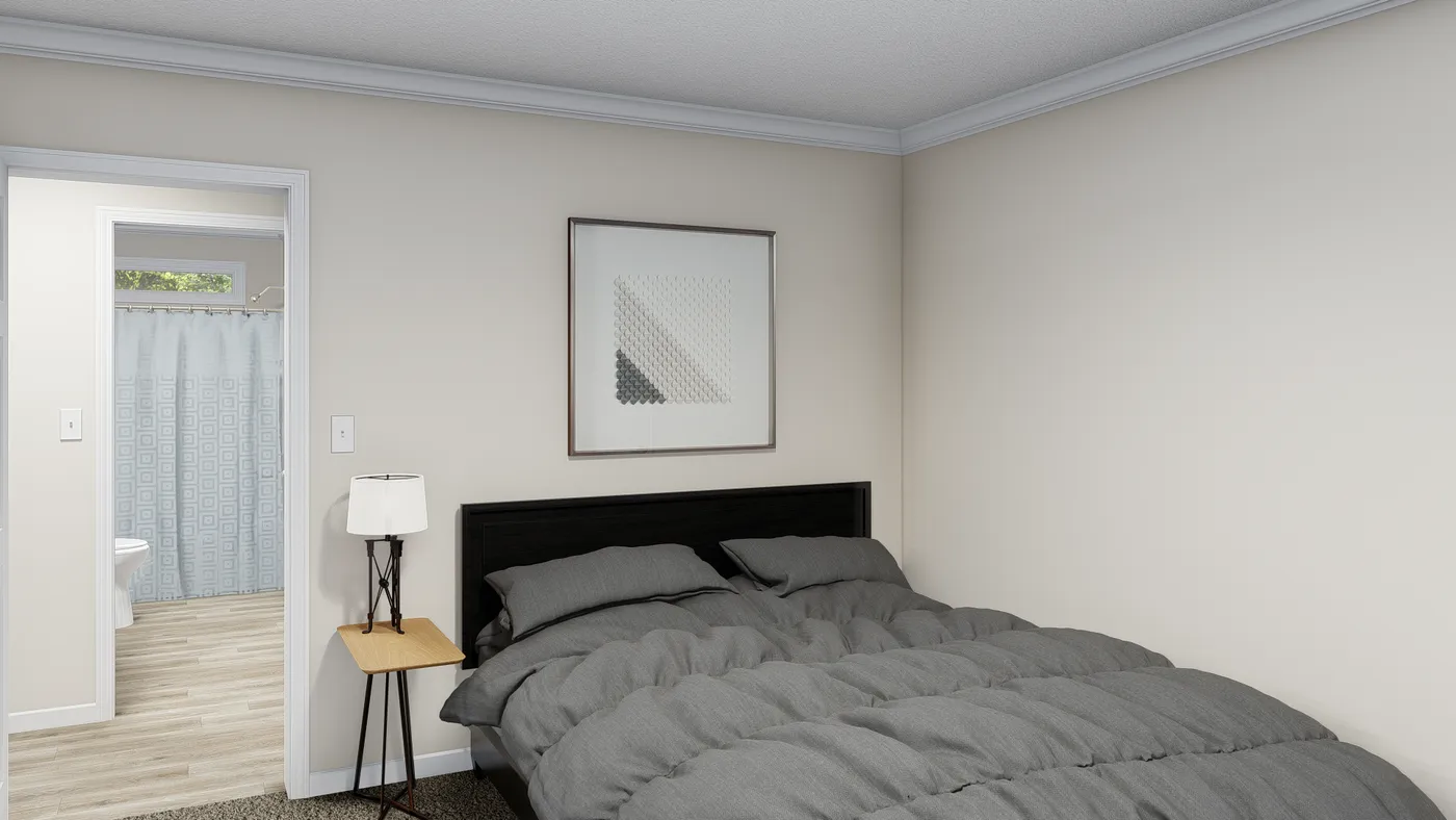 The PALMETTO 6101 Bedroom. This Manufactured Mobile Home features 4 bedrooms and 2.5 baths.