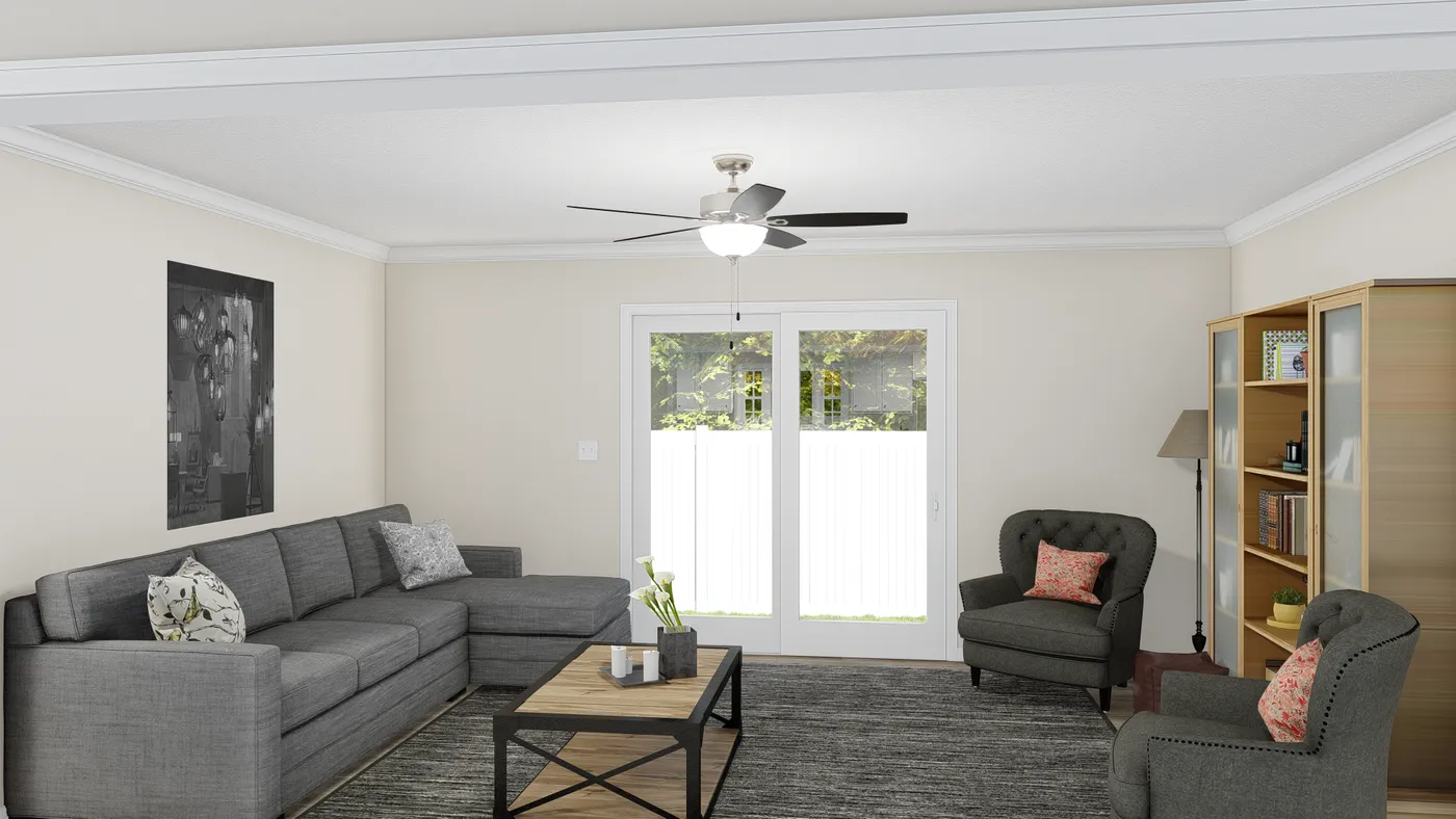 The PALMETTO 6101 Den. This Manufactured Mobile Home features 4 bedrooms and 2.5 baths.