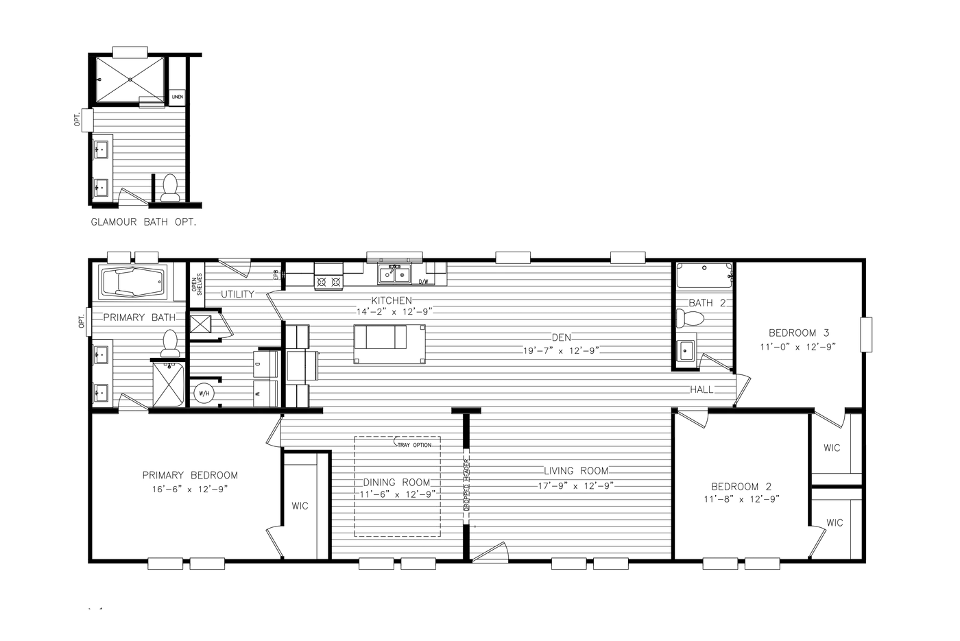 The HERITAGE 3101 Floor Plan