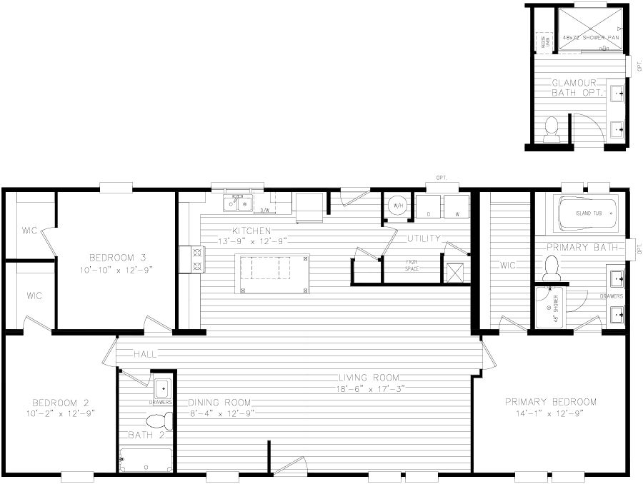 The 3104 THE PINEHURST MOD Floor Plan