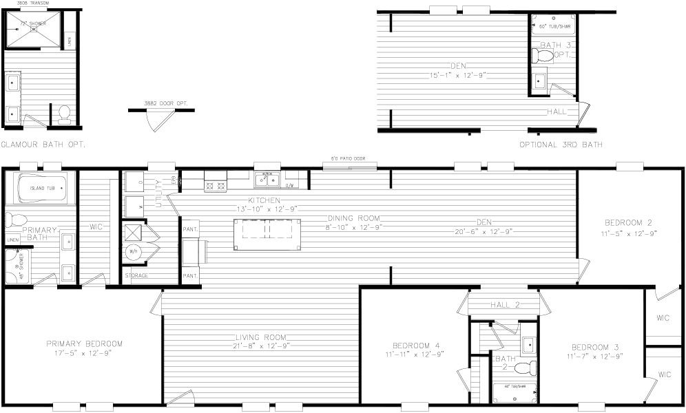 The M001 BIG EASY MOD Floor Plan
